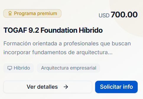 TOGAF 9.2 Foundation Híbrido