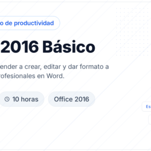 Word 2016 Básico