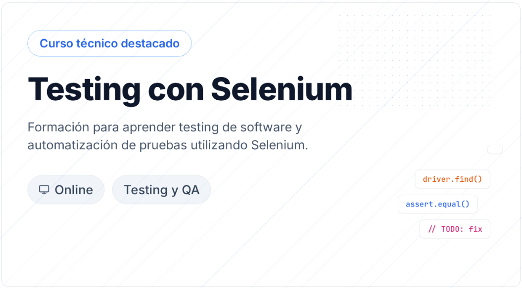 Testing con Selenium